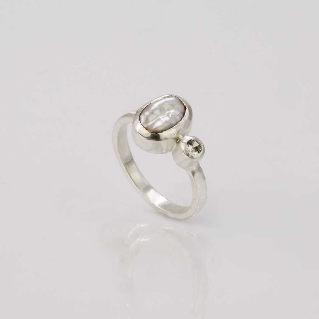 Stone Copenhagen Neptune's Eye Ring Silver