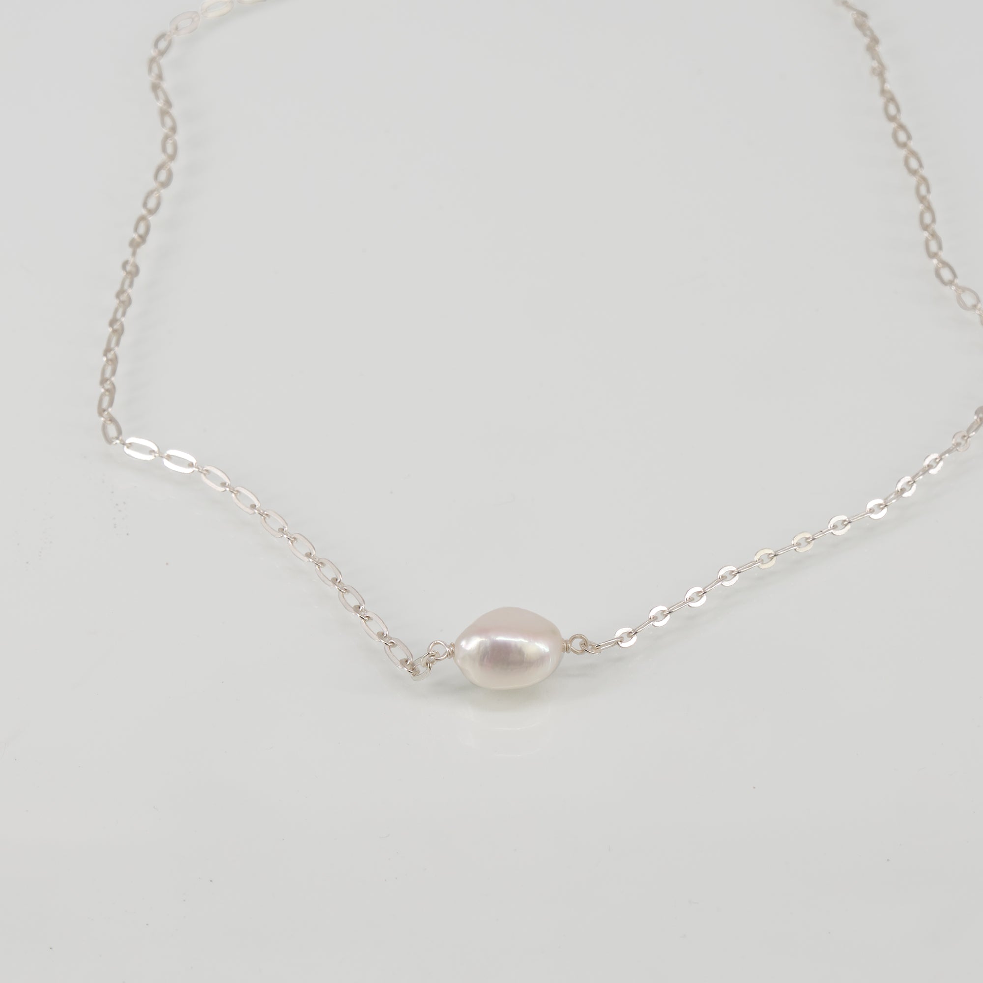 Stone Copenhagen Solitary Tears Necklace Silver