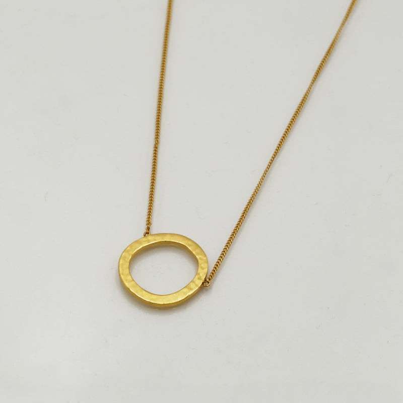 Stone Copenhagen Circle of Life Necklace Necklace Gold