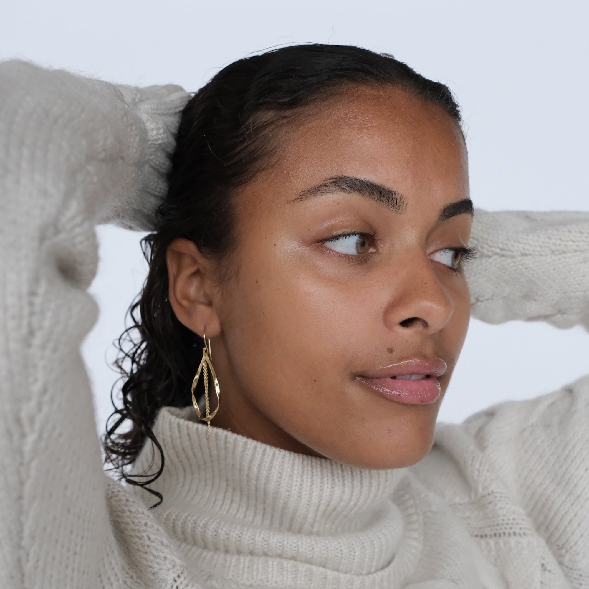 Stone Copenhagen Mist Earring Gold