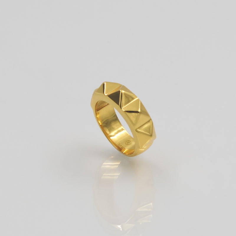 Stone Copenhagen Obelisk Ring Gold