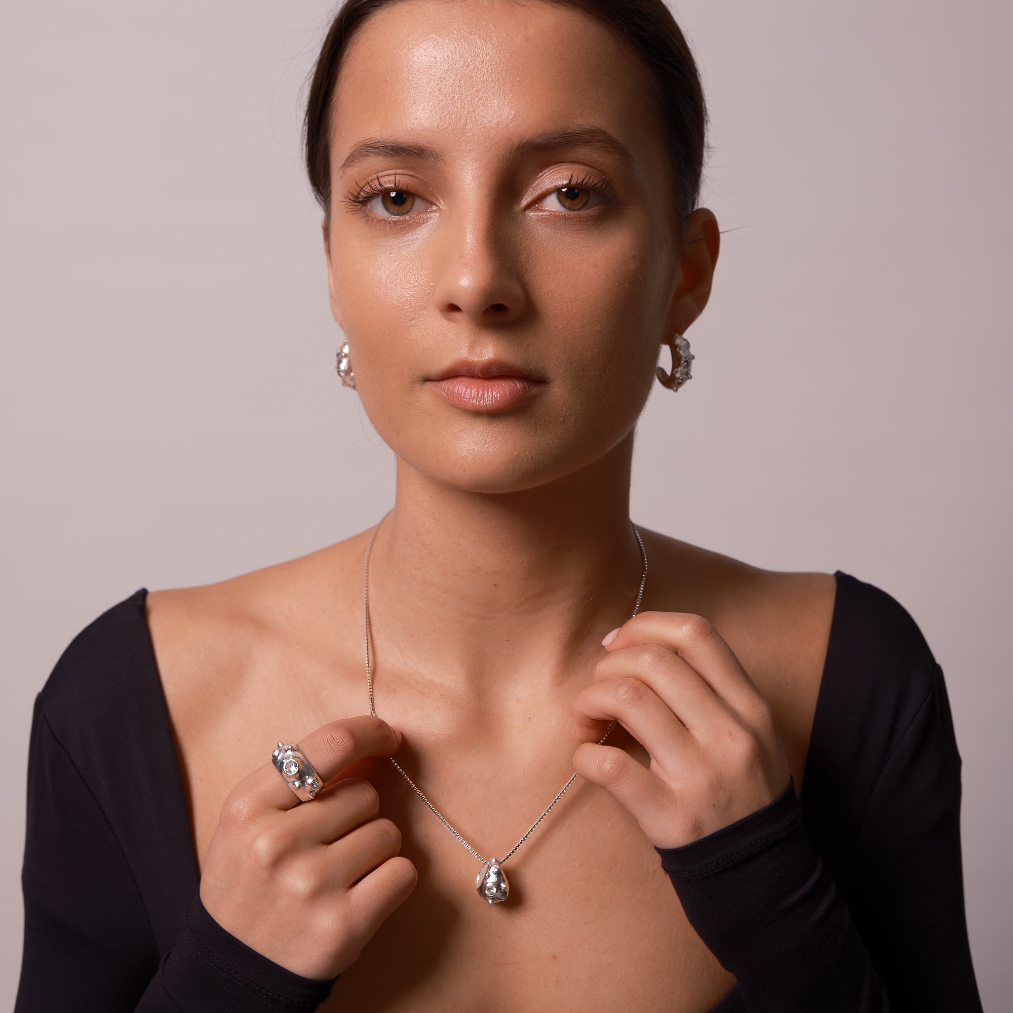 Stone Copenhagen Ophelia Pendant Silver