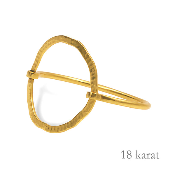 Stone Copenhagen Curved Infinity - 18 karat Bracelet Gold