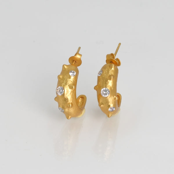 Stone Copenhagen Gemini Earring Gold
