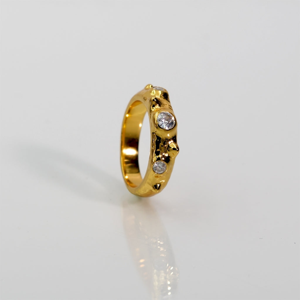 Stone Copenhagen Umbriel Ring Gold