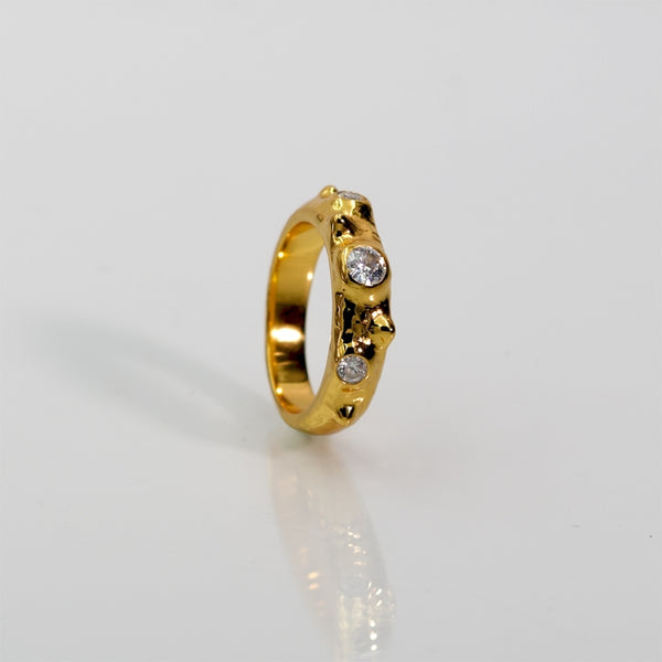 Stone Copenhagen Umbriel Ring Gold